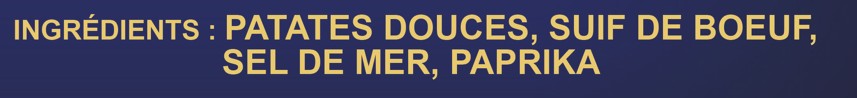Sweet Potato Fries Ingredients FR