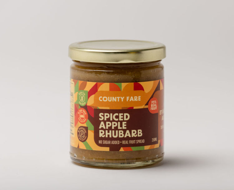 Spice Apple Rhubarb Fruit Spread