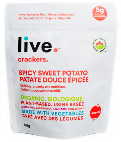 Spicy Sweet Potato Crackers - Organic