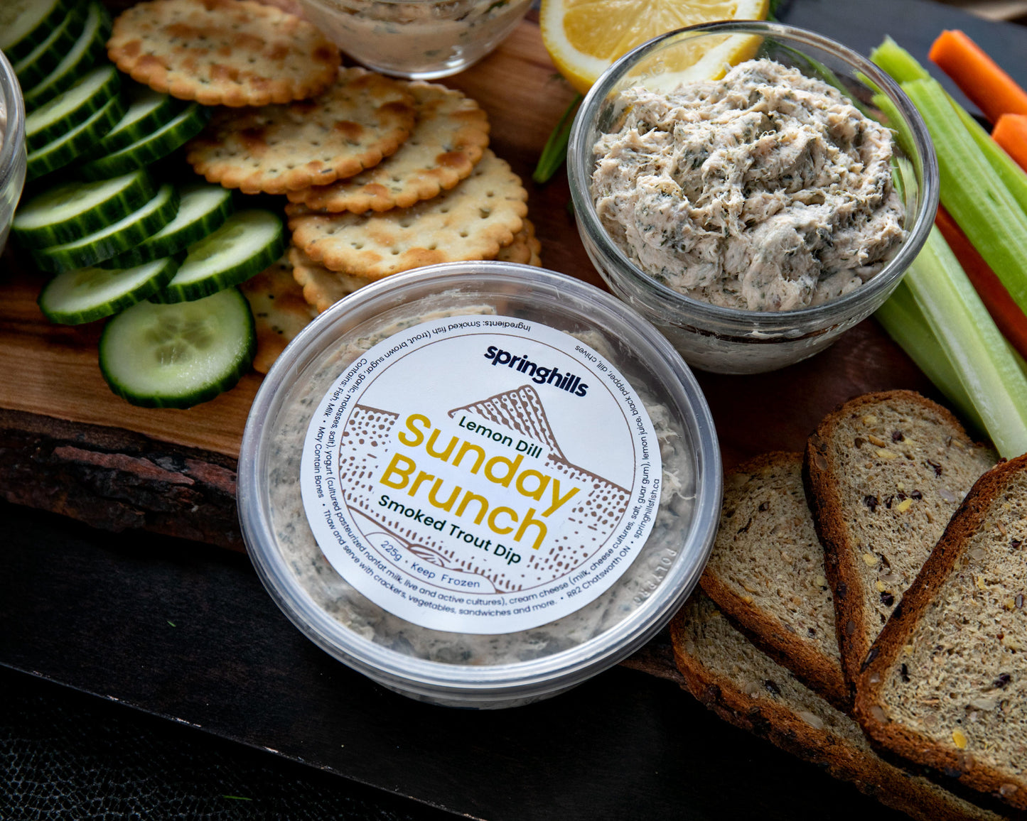 Smoked Trout Dip - Lemon-Dill - 10 x 225g