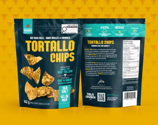 Tortallo Chips - Sea Salt - Case of 12
