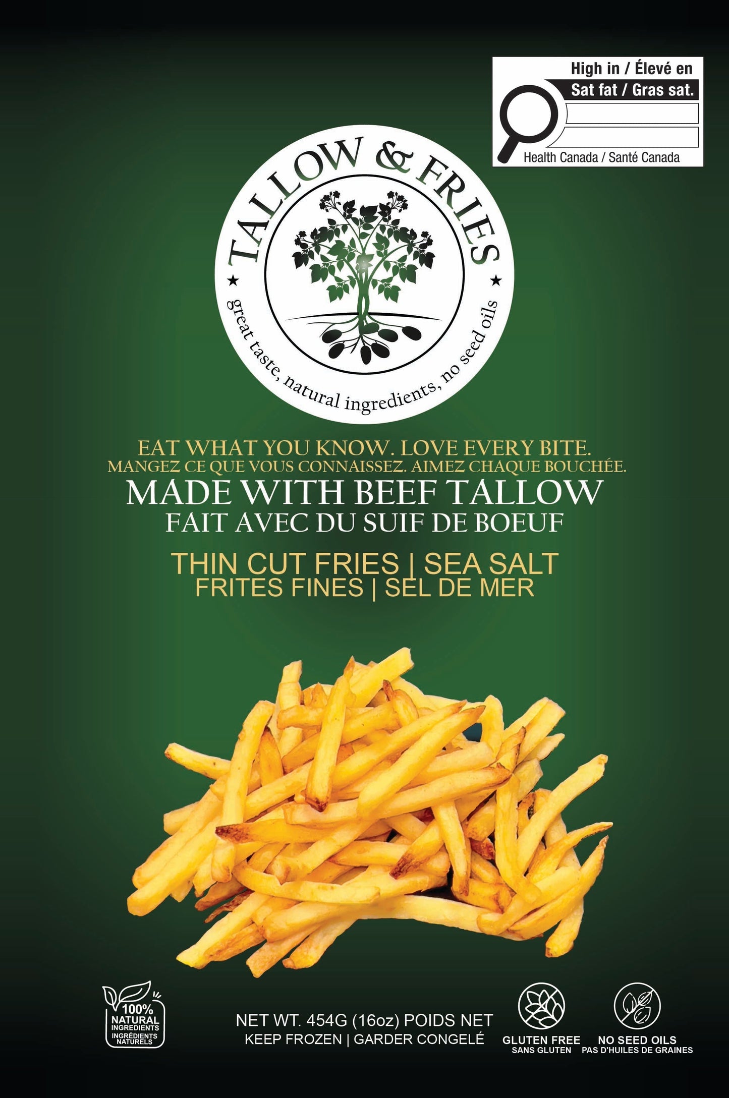 Thin Cut Fries Case of 12