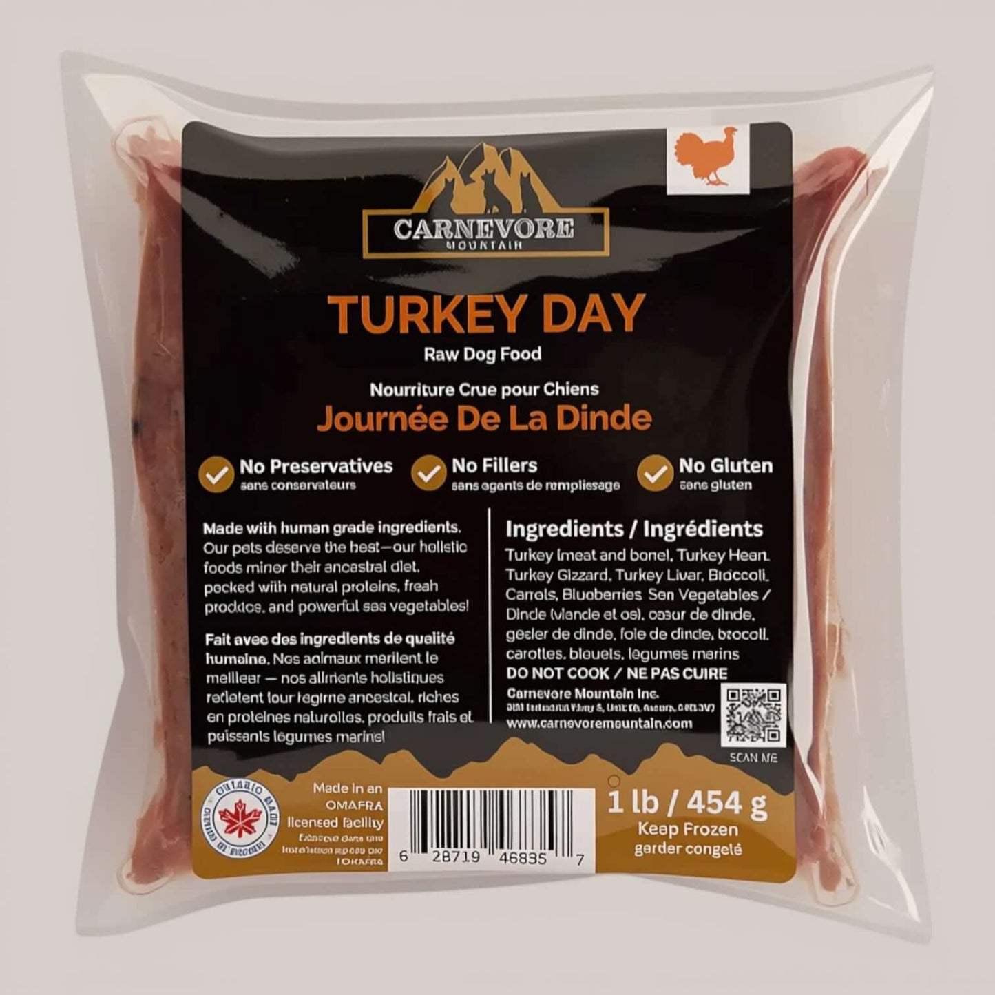 Turkey Day Raw Dog Food