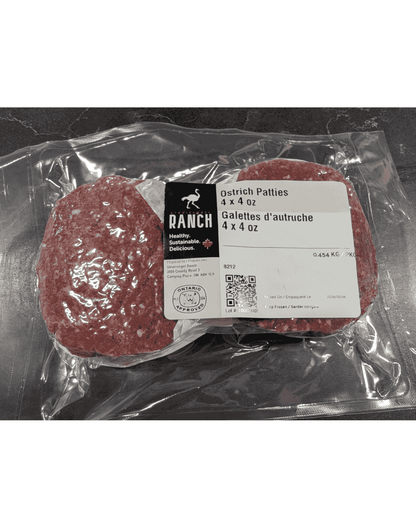 Ostrich burgers