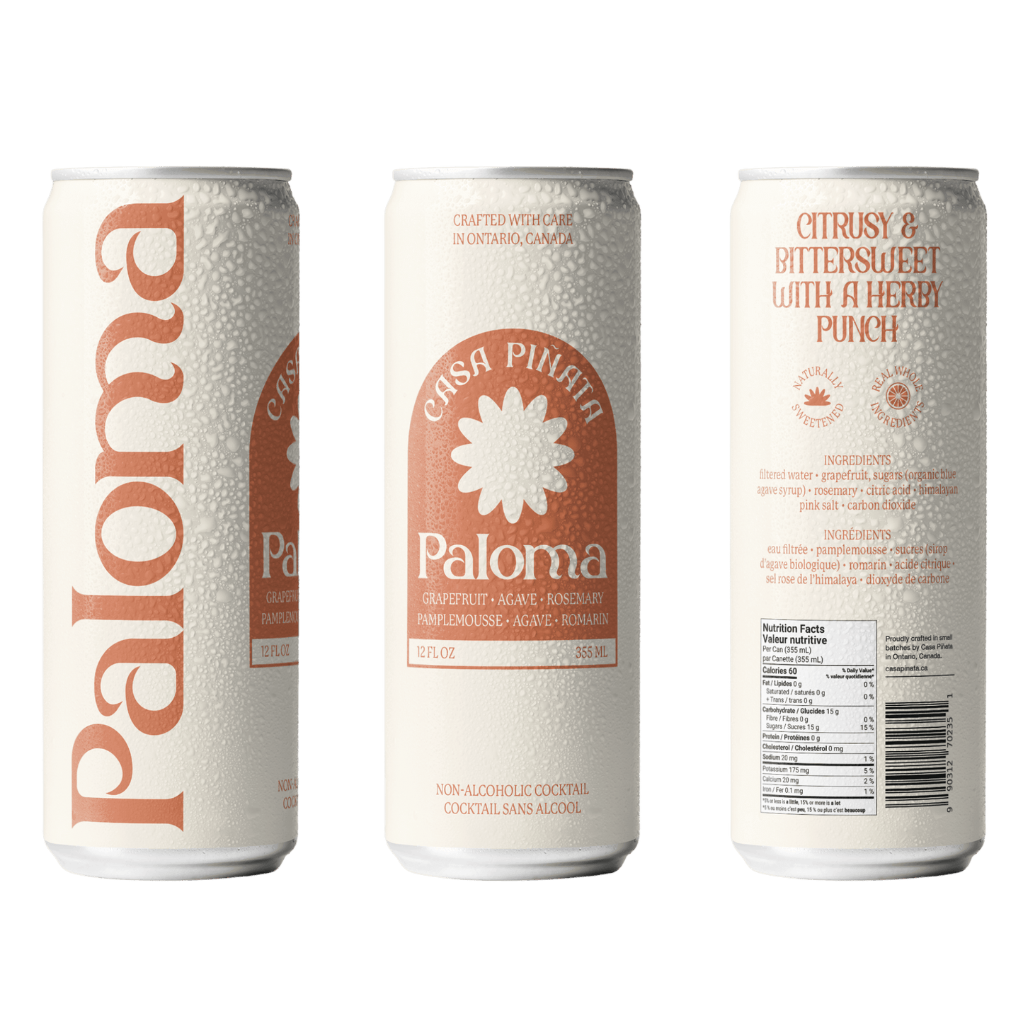 Paloma Mocktail - 355 ml Can (Case of 24)