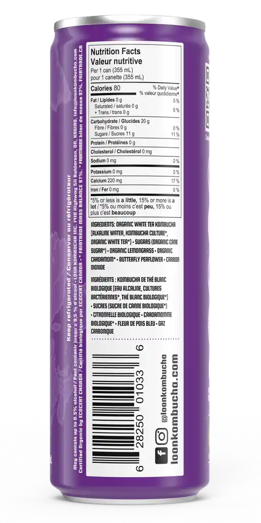 Violet Lemongrass Kombucha