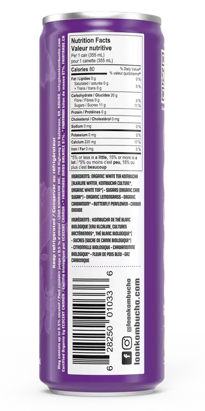 Violet Lemongrass Kombucha