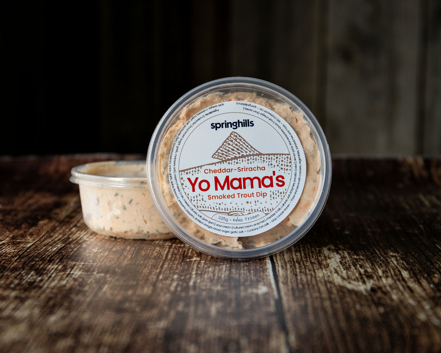 Smoked Trout Dip - Sriracha-Cheddar - 10 x 225g