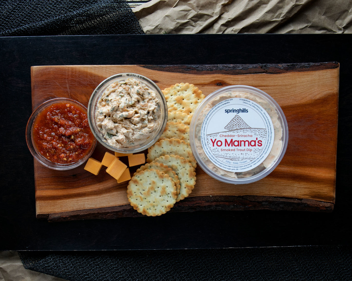 Smoked Trout Dip - Sriracha-Cheddar - 10 x 225g